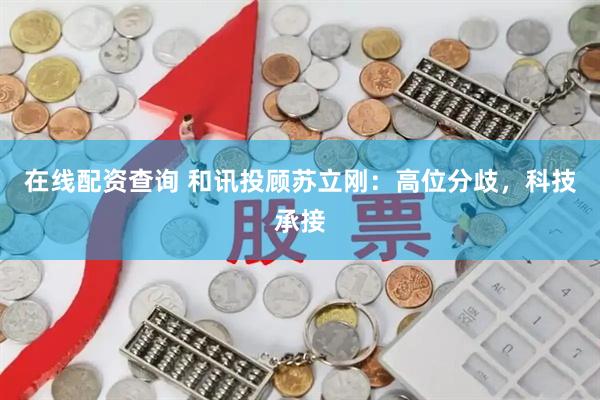 在线配资查询 和讯投顾苏立刚：高位分歧，科技承接